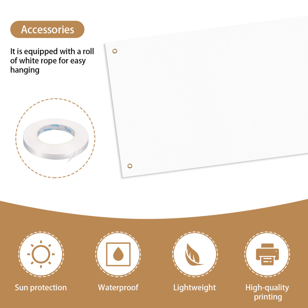 Custom Personalized Banner for Home Decor – Add Your Own Logo, Text & Photo
