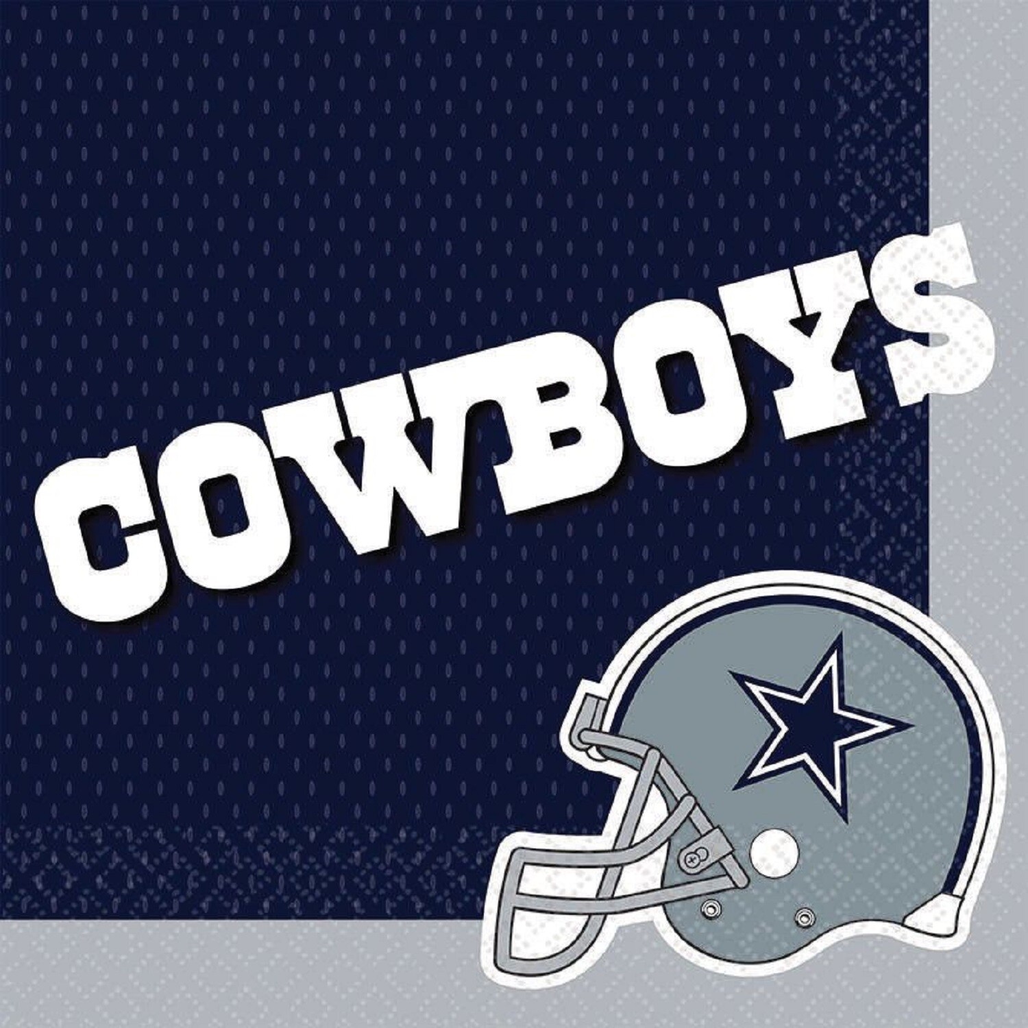 Dallas Cowboys NFL Pro Football Sports Banquet Party Bulk Luncheon Napkins