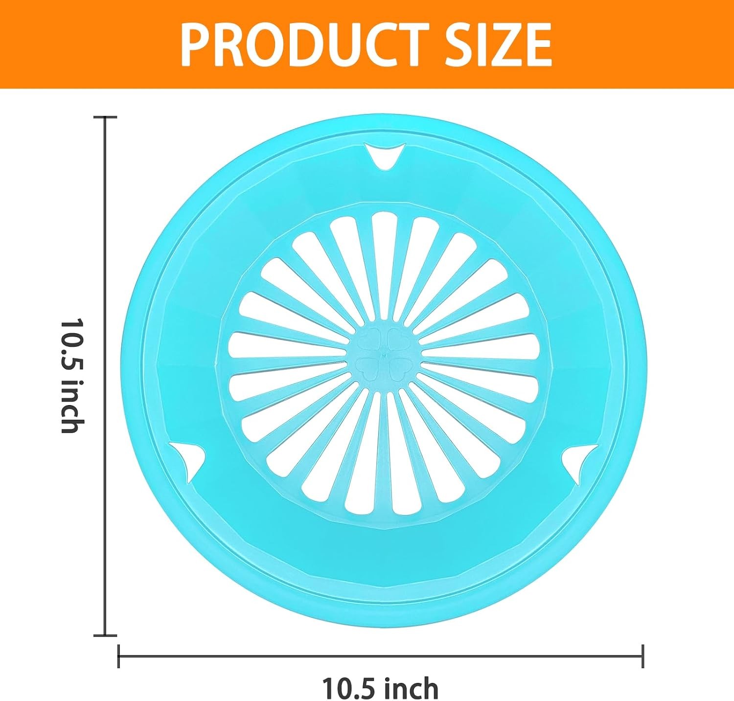 Paper Plate Holders 4 Packs with Snap-in Grooves 10.5 Inch Plastic Paper Plate