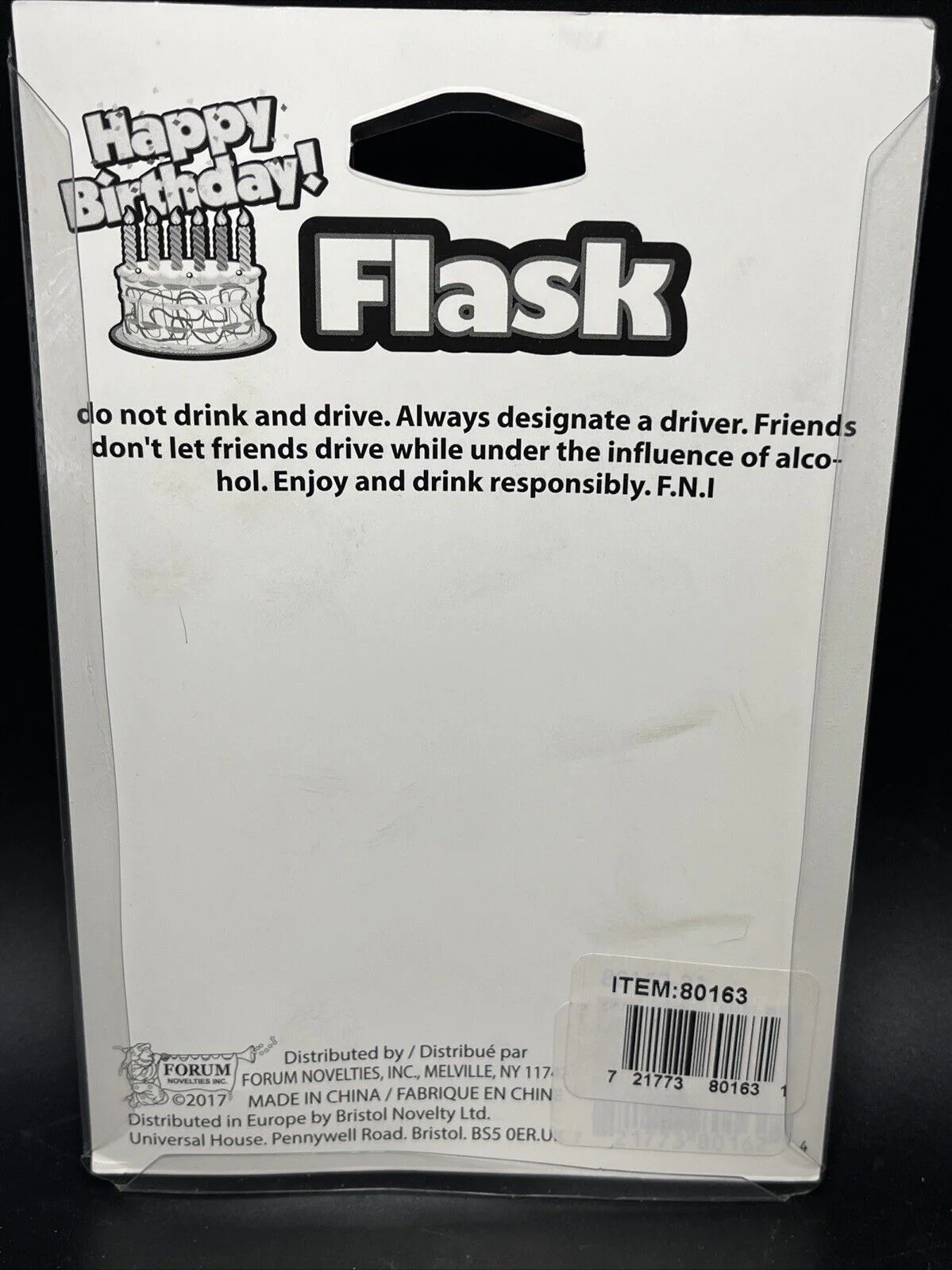 Happy 30th Birthday Flask For Adults By Forum Novelties Inc