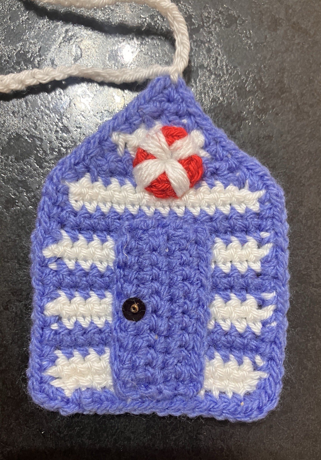 ⭐NEW Beach huts Starfish Hand Crochet Bunting Window camper SUMMER Gift