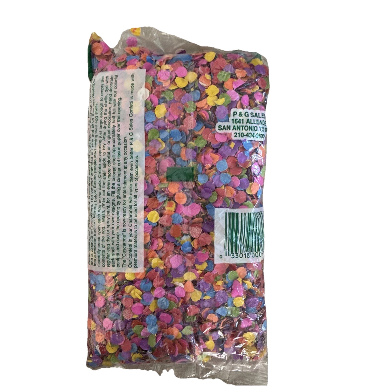 Confetti Multicolor Pastel 3 oz All-Occasion Cascarones Easter Baskets Vintage
