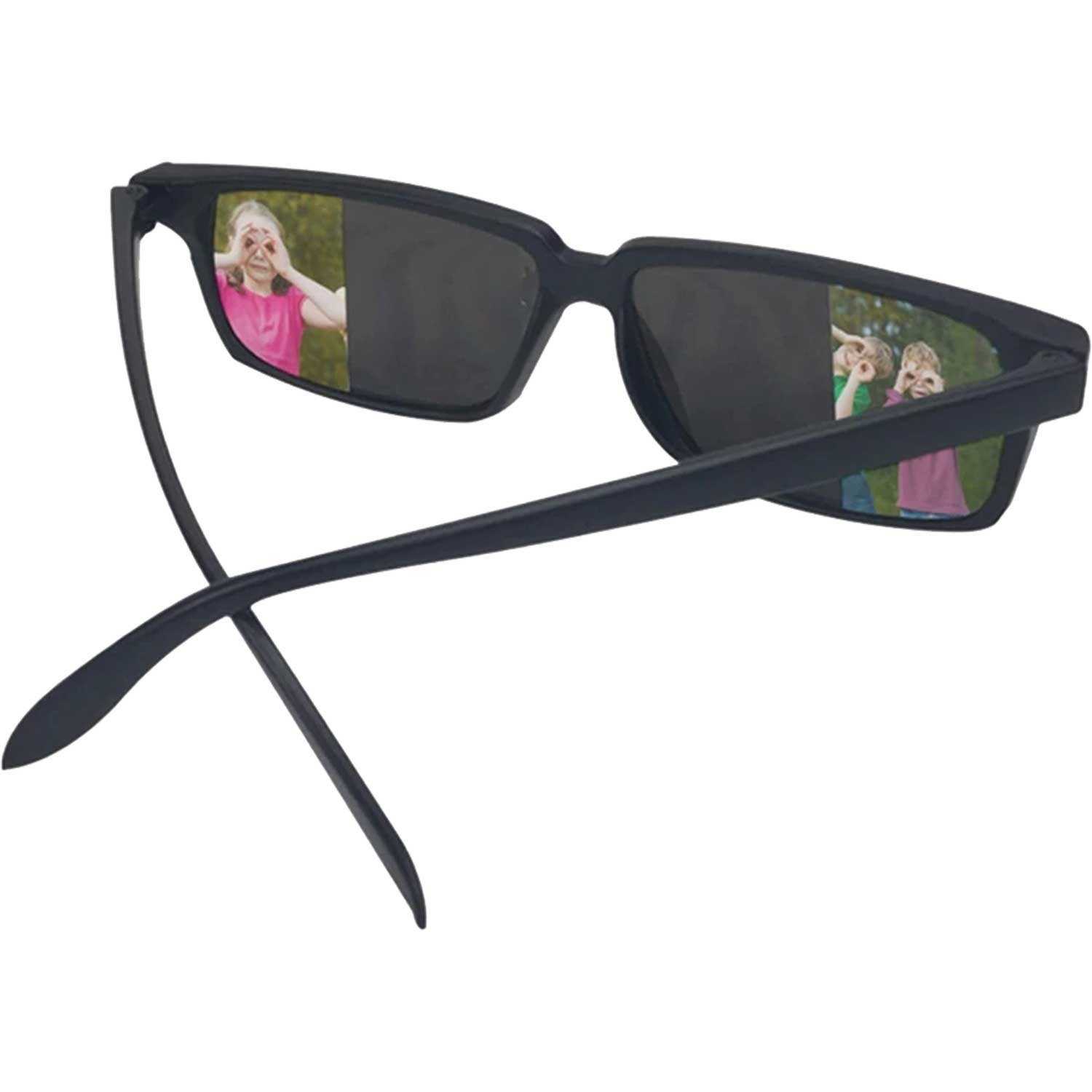 SPY GLASSES REAR VIEW SEE BEHIND Sunglasses UV400 Gag Detective Prop Party Favor