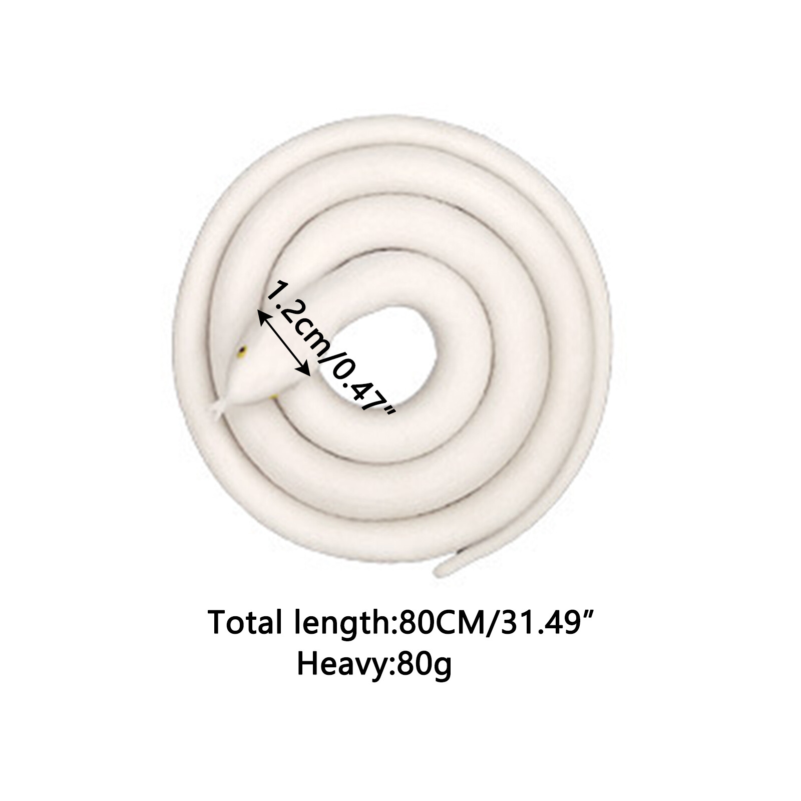 32″/48″/56″ Fake Realistic Snake Lifelike Scary Rubber Toy Prank Party Joke Prop
