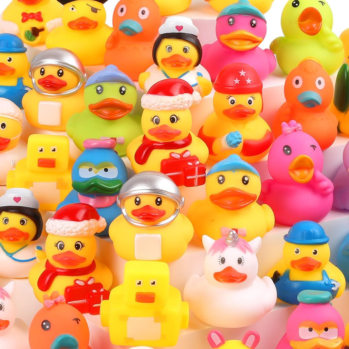 Rubber Ducks Bath Toy in Bulk, Assortment Jeep Ducks for Jeep Ducking, Pool R…