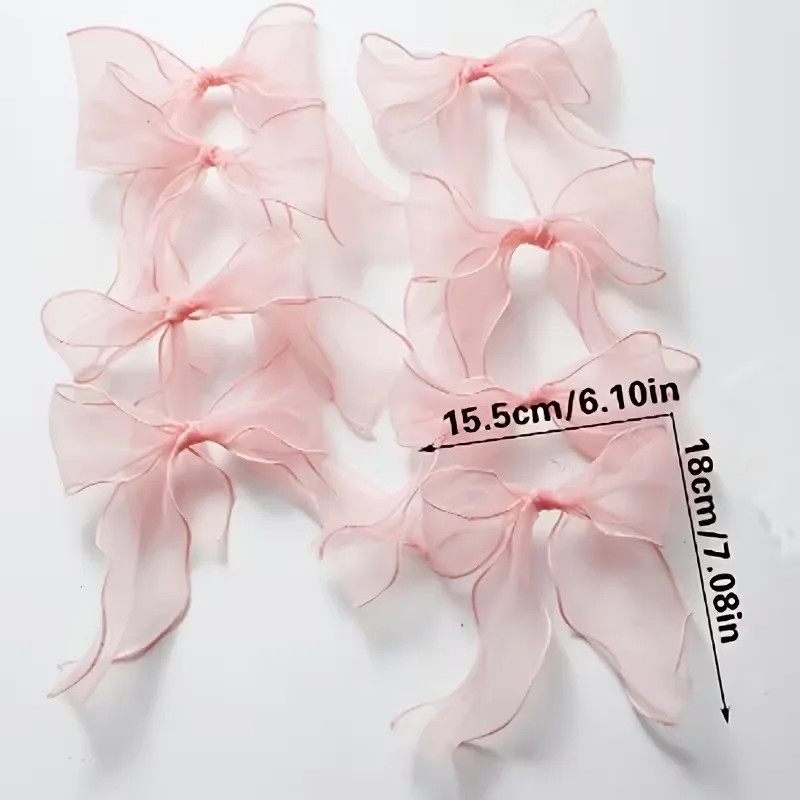 12-120PCS Pink Bow Banner Garland Hanging Decoration Birthday Party Wedding
