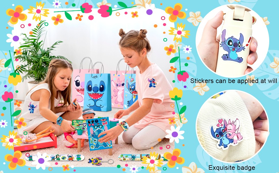 Lilo & Stitch Party Bag Fillers 110 Pcs Stitch Party Favors Gift Bags Supplies