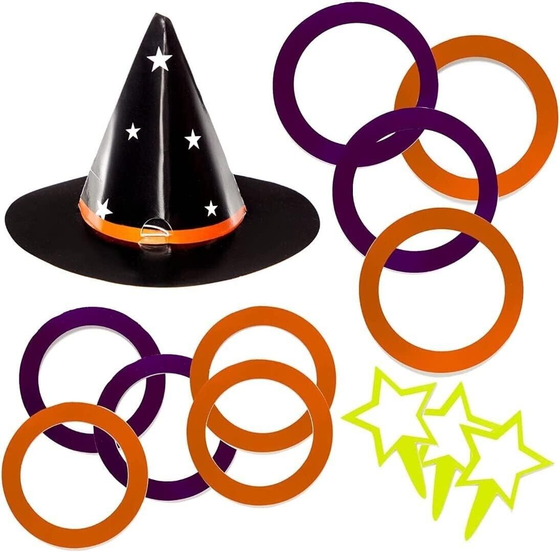Halloween Ring Toss Game Halloween Witch Hat Ring Toss Game Activity Family Fun