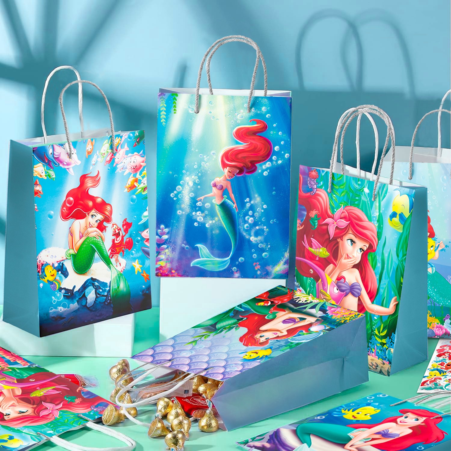 The Little Mermaid Party Favors Ariel Princess Party Gift Bags Filler Loot Bags