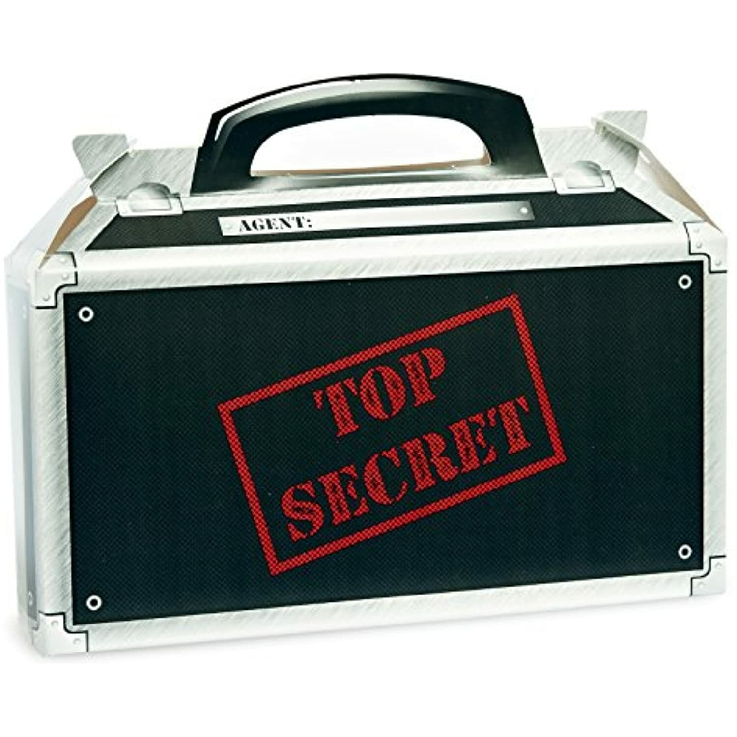 BirthdayExpress Secret Agent Spy Party Supplies – Empty Favor Boxes (4)