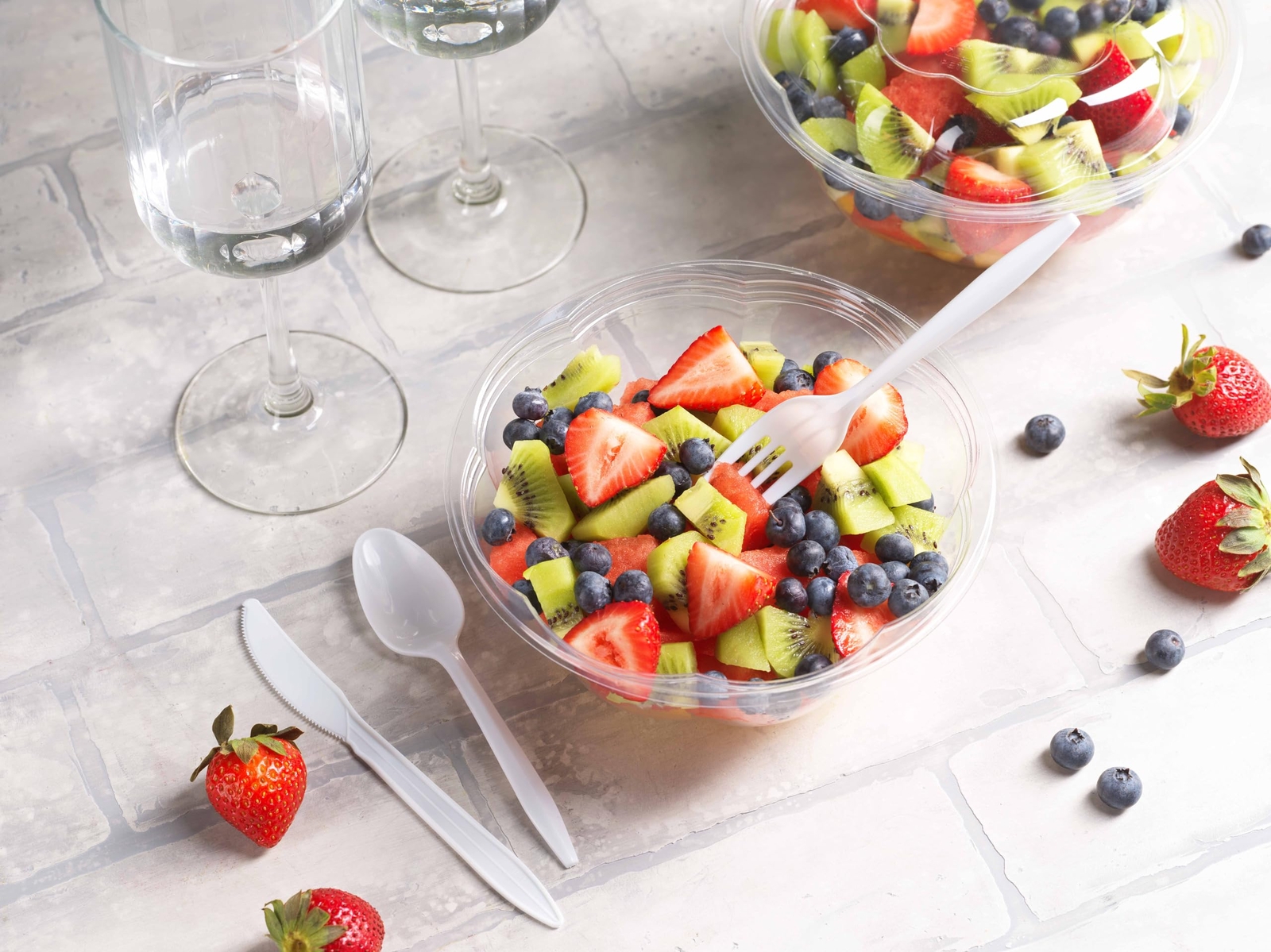Medium Weight Disposable Plastic Forks 1000- Bulk White Plastic Silverware