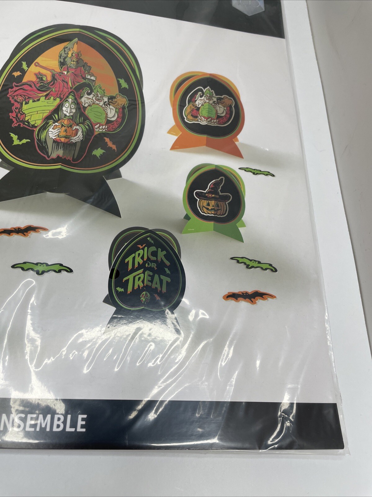 Disney Halloween Villains Haunted House Carnival Party Table Decorating Kit