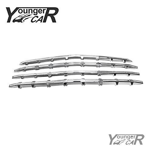 Front Grille Overlay for Compatible With Chevy Silverado 1500 LT and RST
