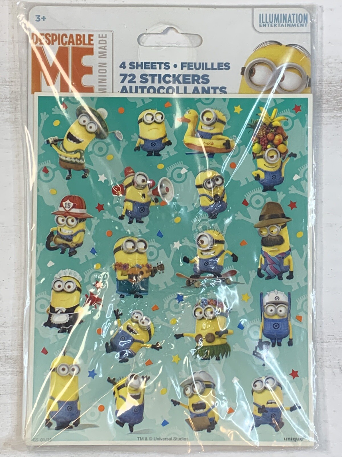 DESPICABLE ME MINIONS Party Favors! Loot Bags, Goggles, Stickers, Tattoos NEW