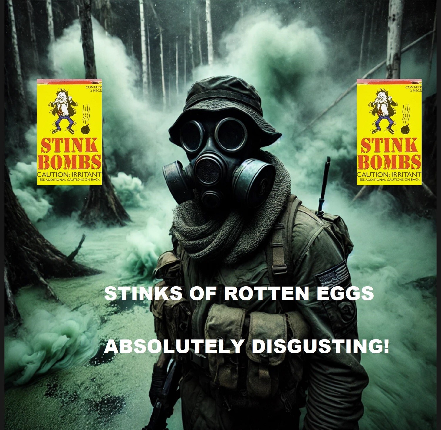 36 Stink Bombs – Stinky Glass Gag Prank Fart Joke (1 case of 36)