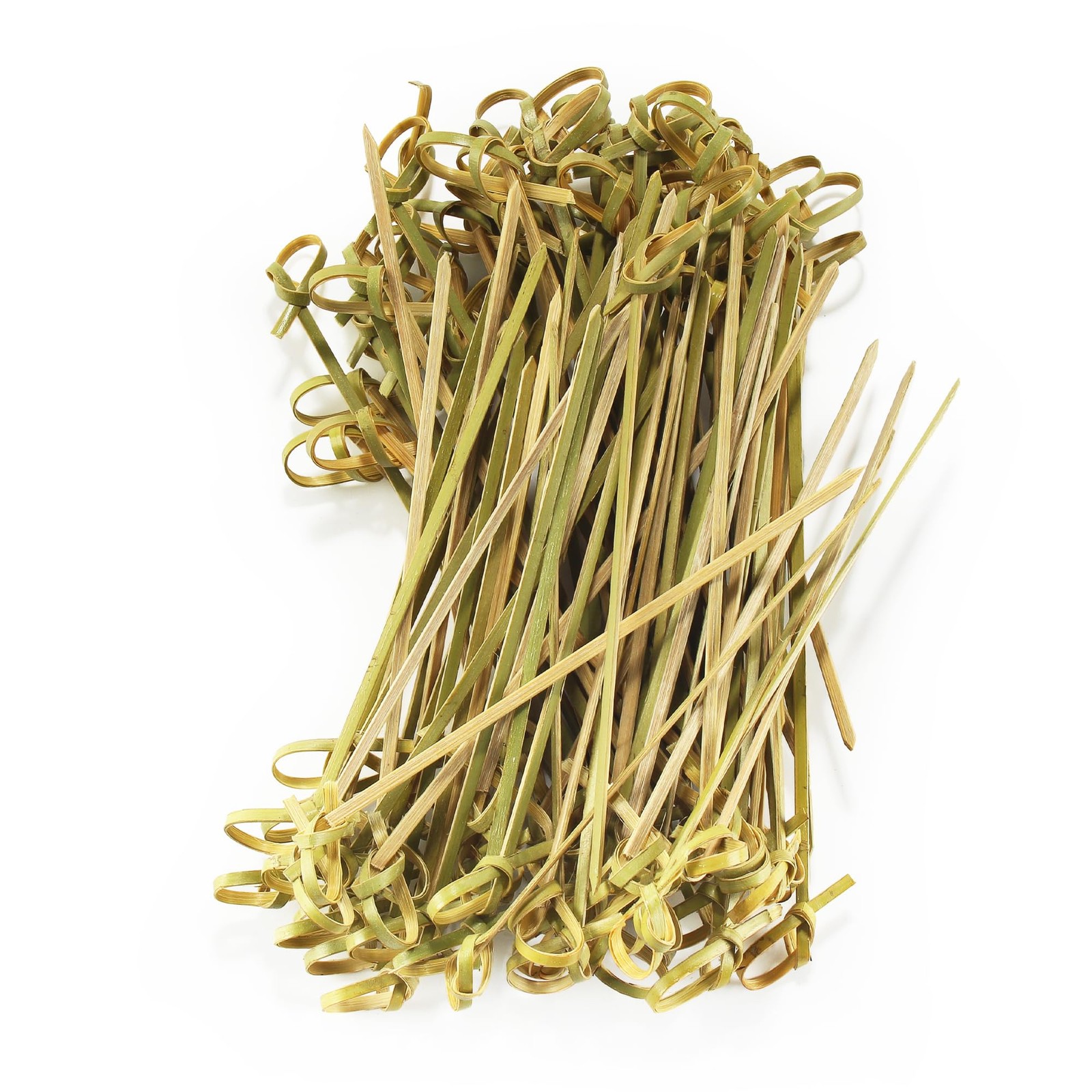2.6″ Bamboo Green Knot Food and Cocktail Skewer Picks – 1,000 Pieces
