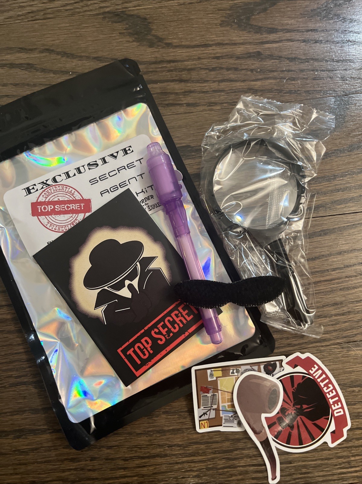 Set Of 12 Custom Designed Spy Party Favors