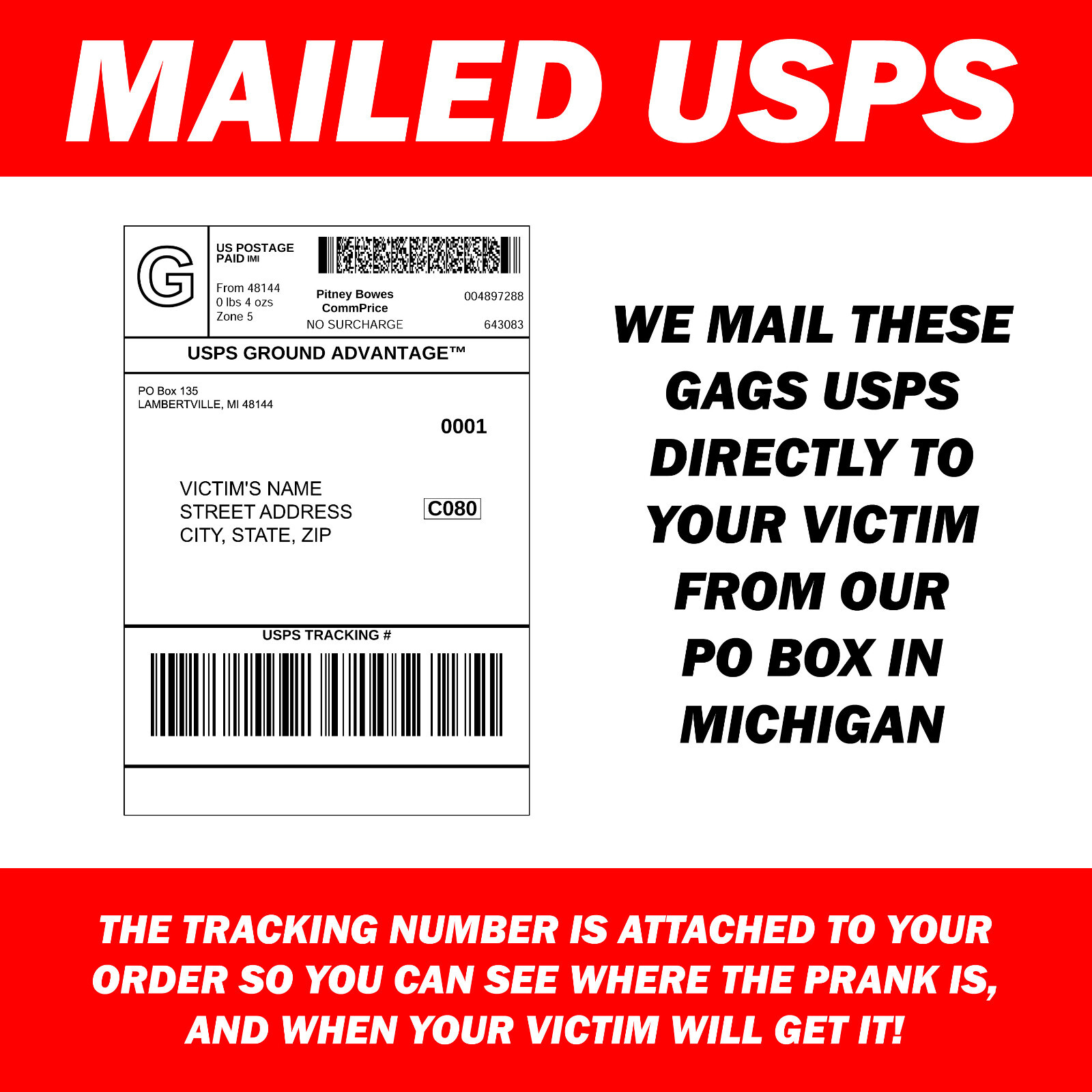 QR Code Monkey Middle Finger Surprise Prank Mail Sent Anonymously!