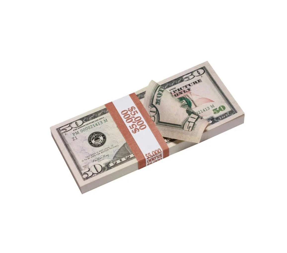 New Money Props Toy Play Fake Bills f Video Learning Education Toys10/20/50/100