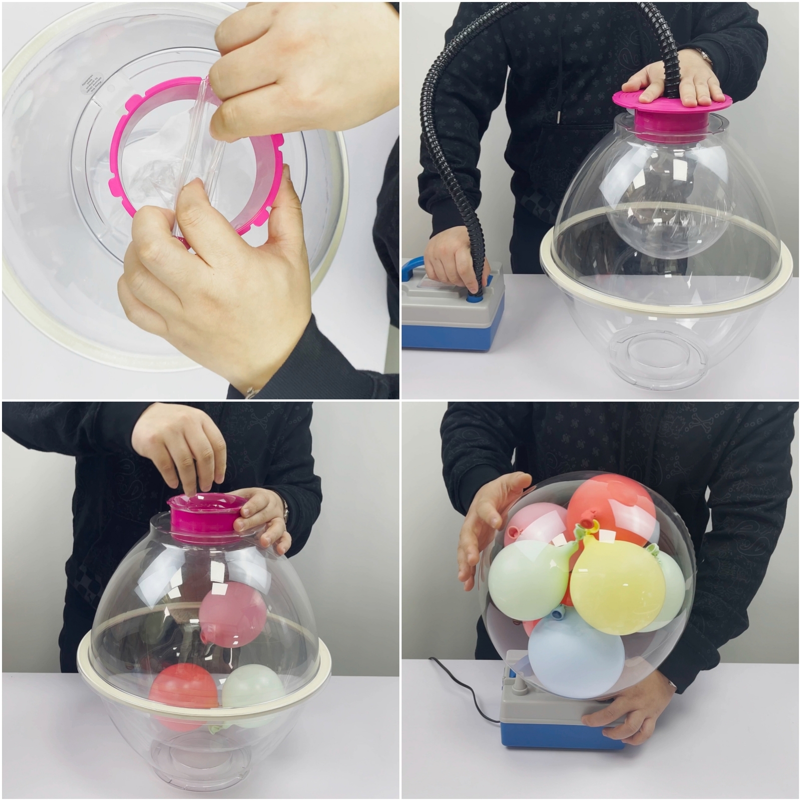 New Balloon Stuffing Machine Balloon Bouquet Stuffer Rose Bouquet Filling Kit