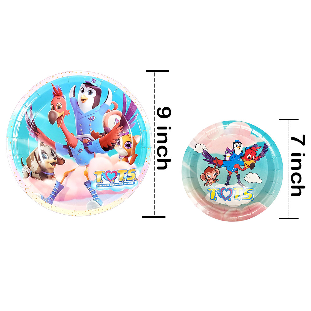 TOTS plate cup birthday party supplies favor centerpiece decoration event theme