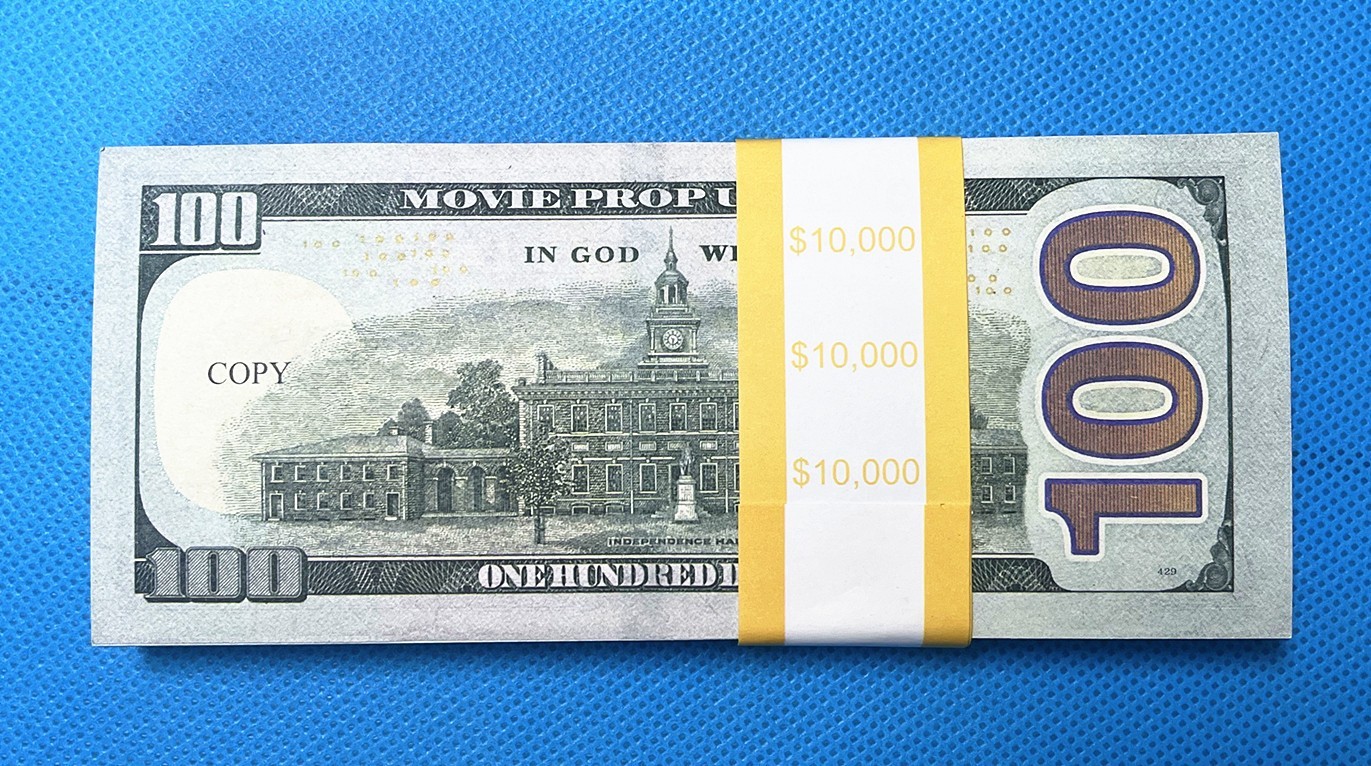 $100 Bills 1000 Pieces Prop Replica Money for Movies, Parties, Tik Tok,