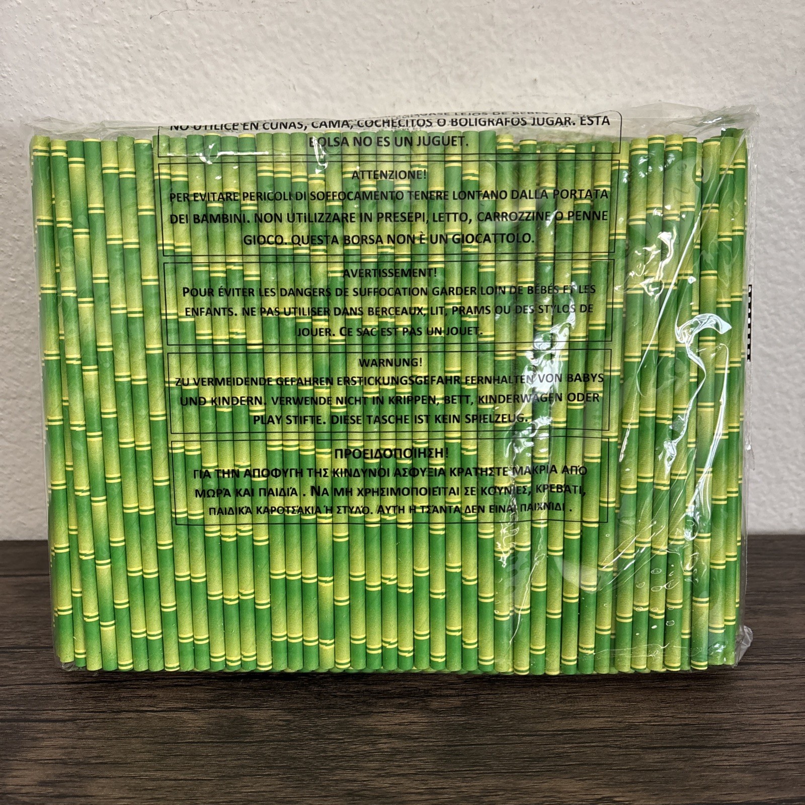 Biodegradable Bamboo Paper Drinking Straws 500 Wholesale Cost Tiki Party Wedding