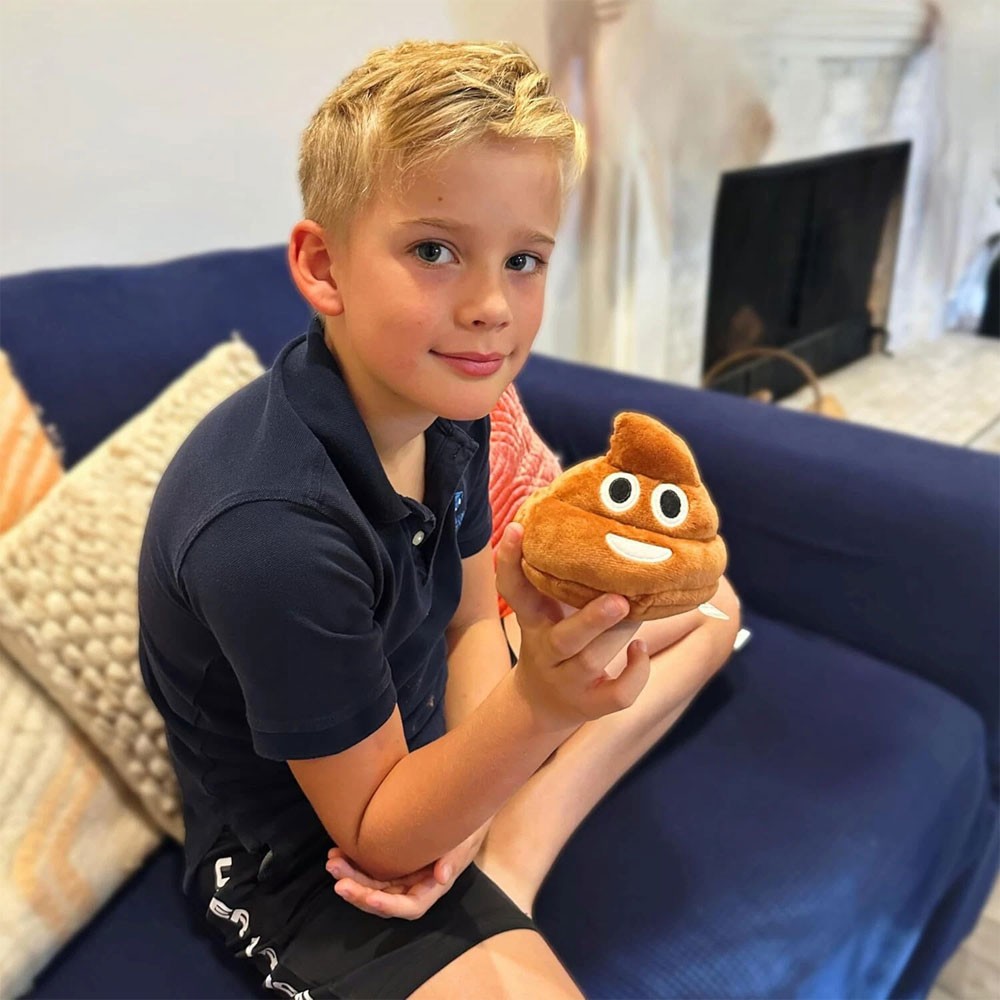 Funny Talking Poop Plush Toy,Makes Fart Sounds, Fake Poop Dog Toy GN