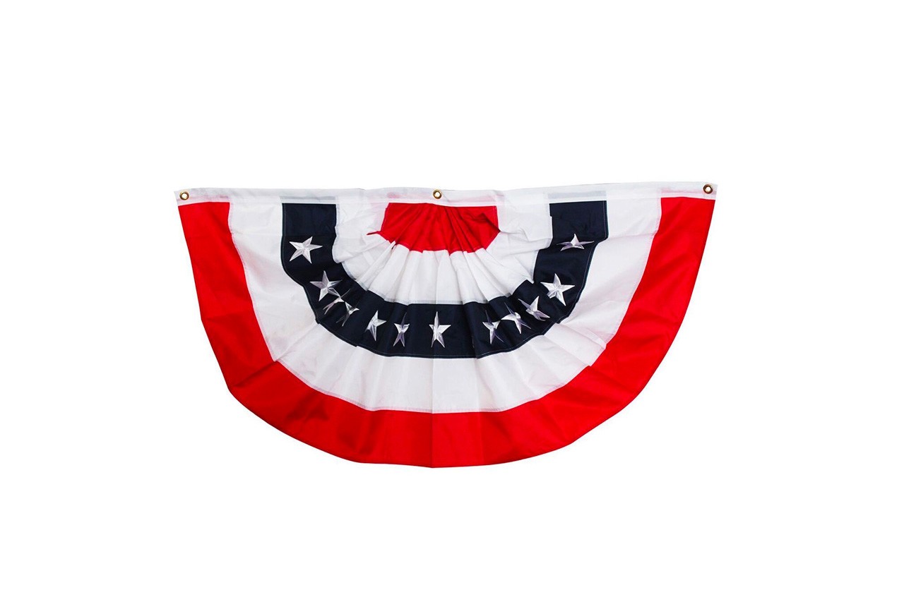 Briarwood Lane Patriotic Bunting 48″ X 24″ (Set of 3) Mixed Bundle 1×1