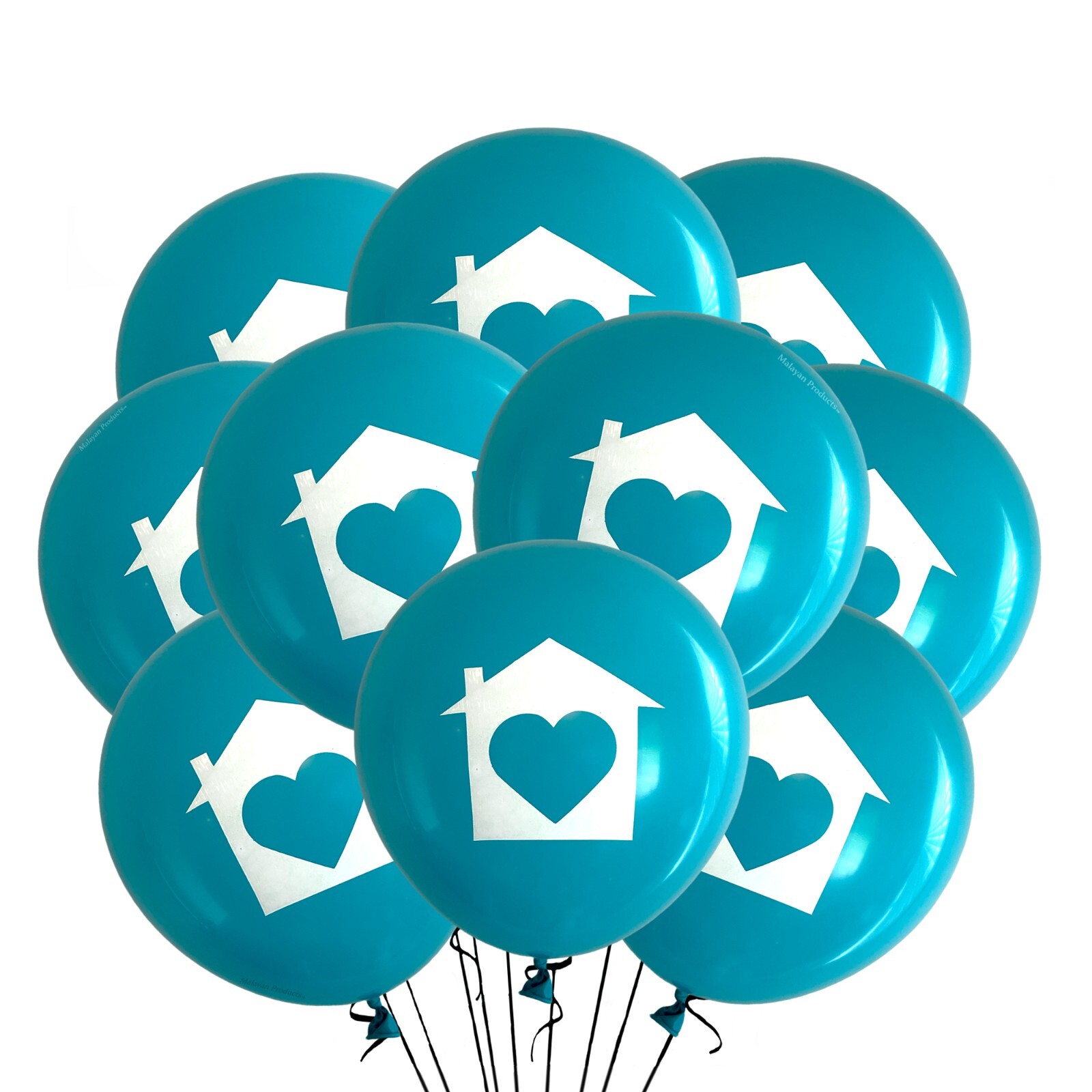 Housewarming Party Balloons 12″ New Home, Open House Event Realtor, Welcome Home