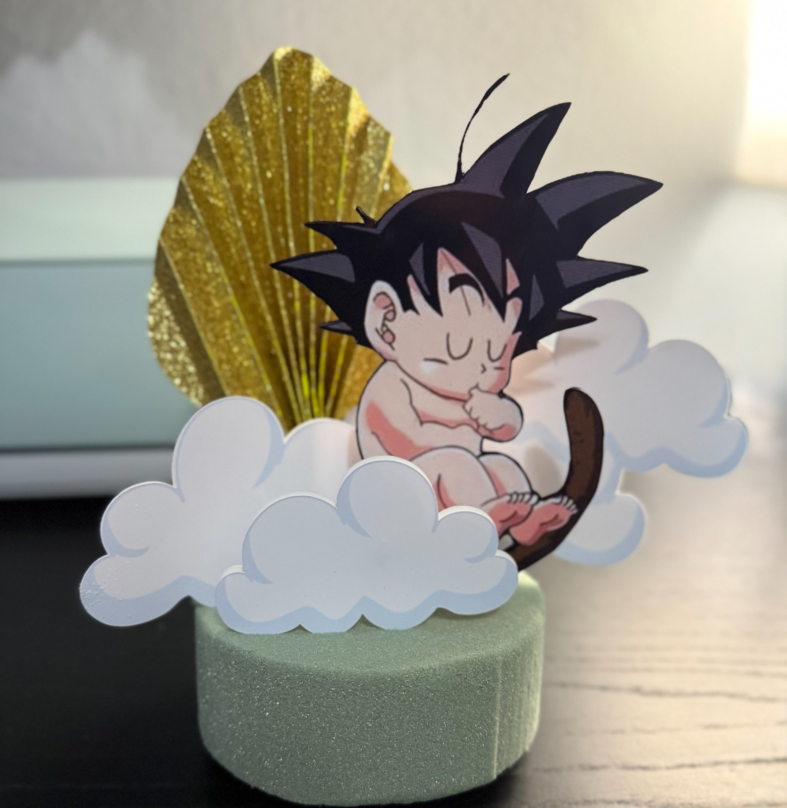 Dragon Ball Baby Shower Decoration, cake topper, table centerpiece, cupcake top