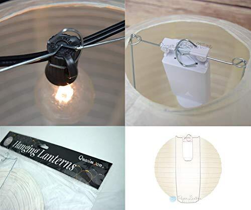 Quasimoon 12″ Astra Blue / Very Periwinkle Round Paper Lantern, Crisscross Ri…