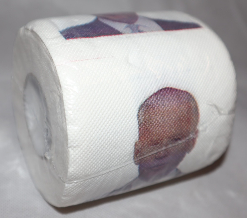 JOE BIDEN TOILET PAPER ROLL POLITICAL GAG GIFT NOVELTY TP PRESIDENT JOKE PRANK