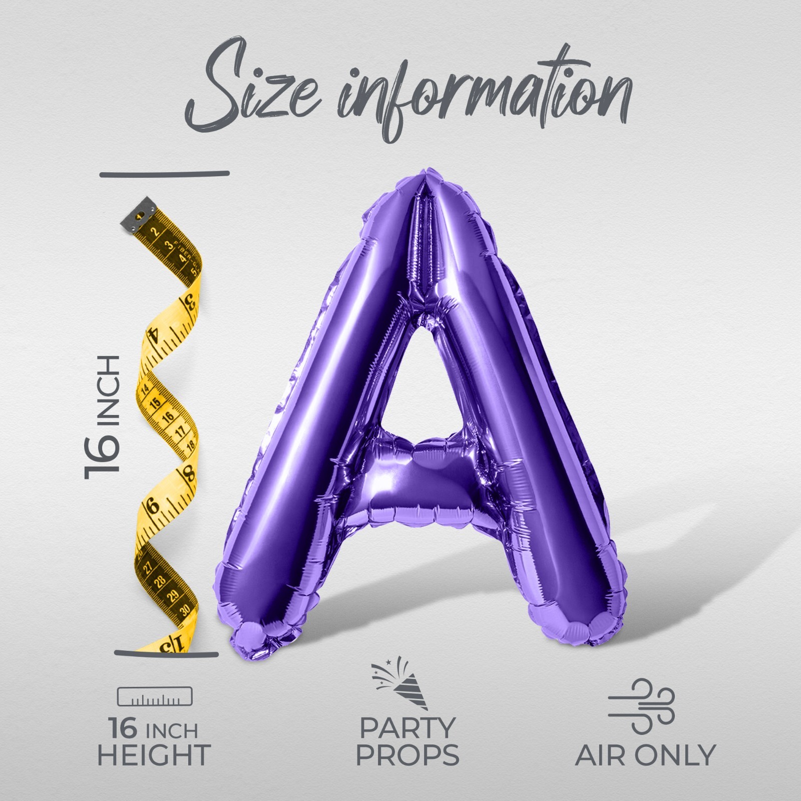 I AM ONE Letter Balloon Banner – 1st Birthday Party Decorations – 1 Year Old