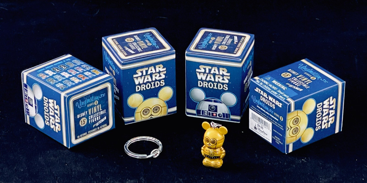 36 Disney Park Authentic Party Favors Star Wars Droid Toy + Keychain Sealed CASE