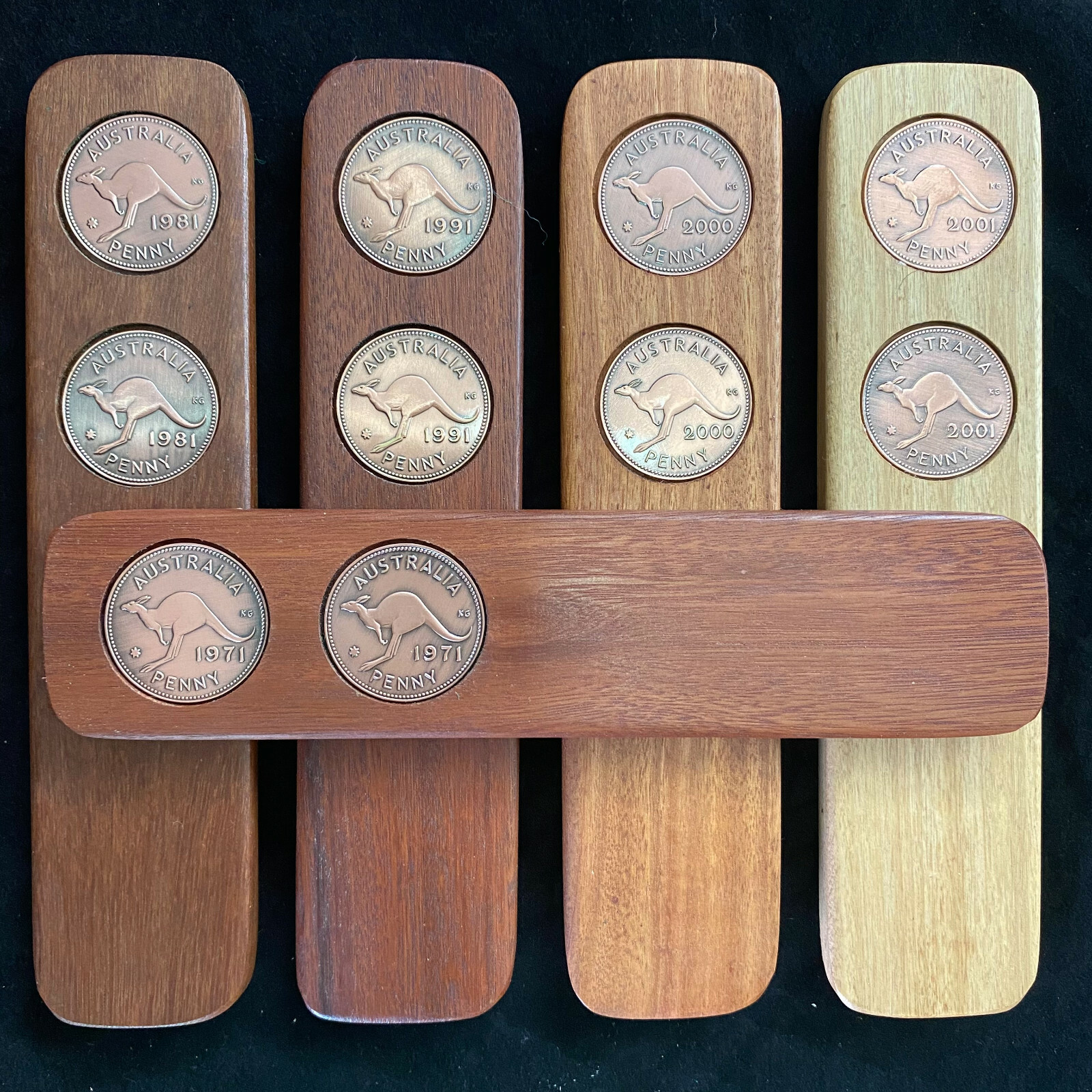 30th Birthday Present Gift – 1996 Australian Penny 2UP Game – ANZAC Day Two-Up