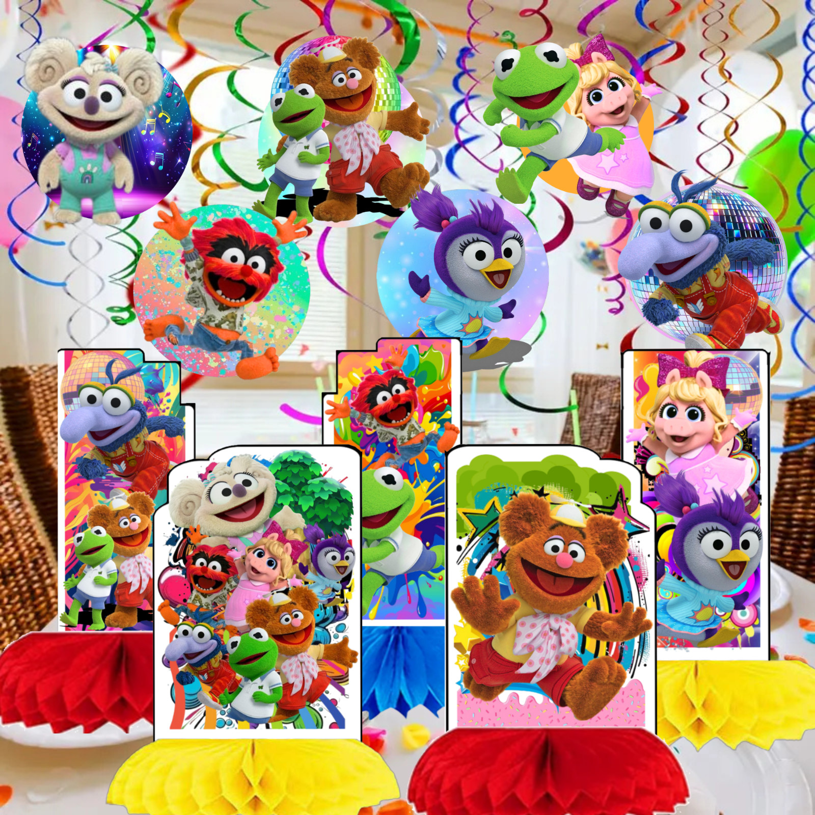 MUPPET BABIES cupcake birthday party supplies favor centerpiece decoration event