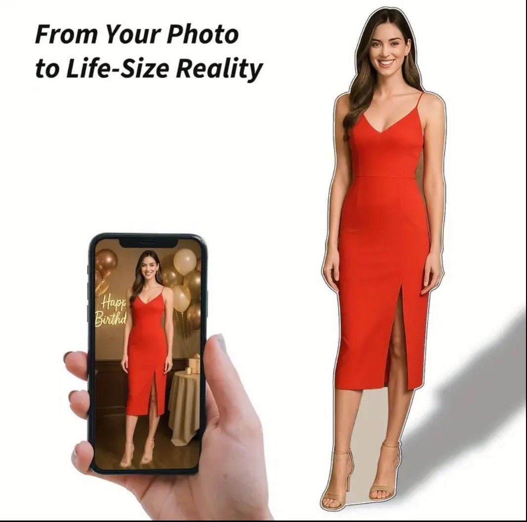 Custom life-size standees – Personalized full-body pho