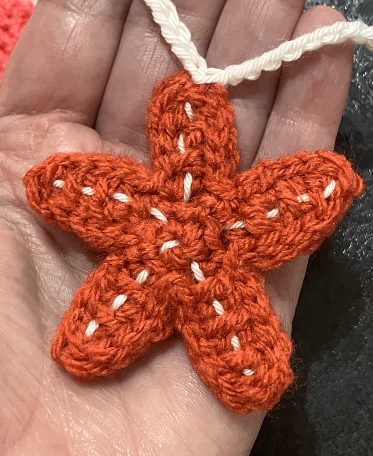 ⭐NEW Beach huts Starfish Hand Crochet Bunting Window camper SUMMER Gift