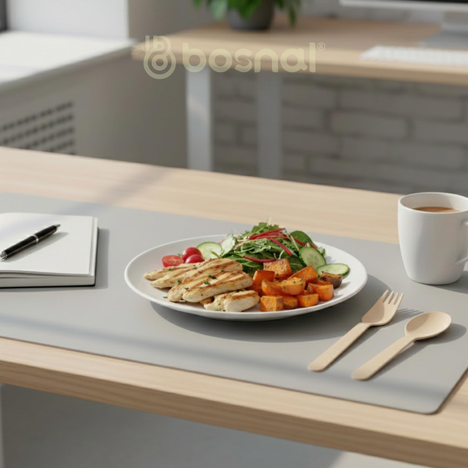 BOSNAL Wooden Disposable Spoons & Forks – 200 pcs, Made from Natural Birch Wood