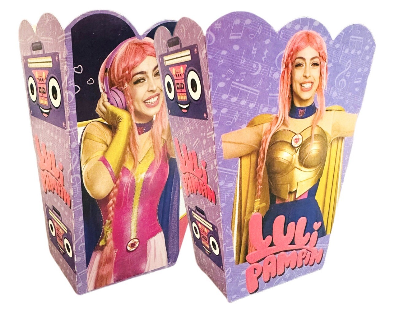 60 Cajas Palomeras Palomitas Carton Fiesta Varios Personajes