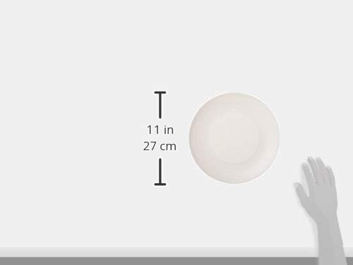 Nordic Ware Polypropylene Plates 10L x 10W x 0.88H (Pack of 4), White
