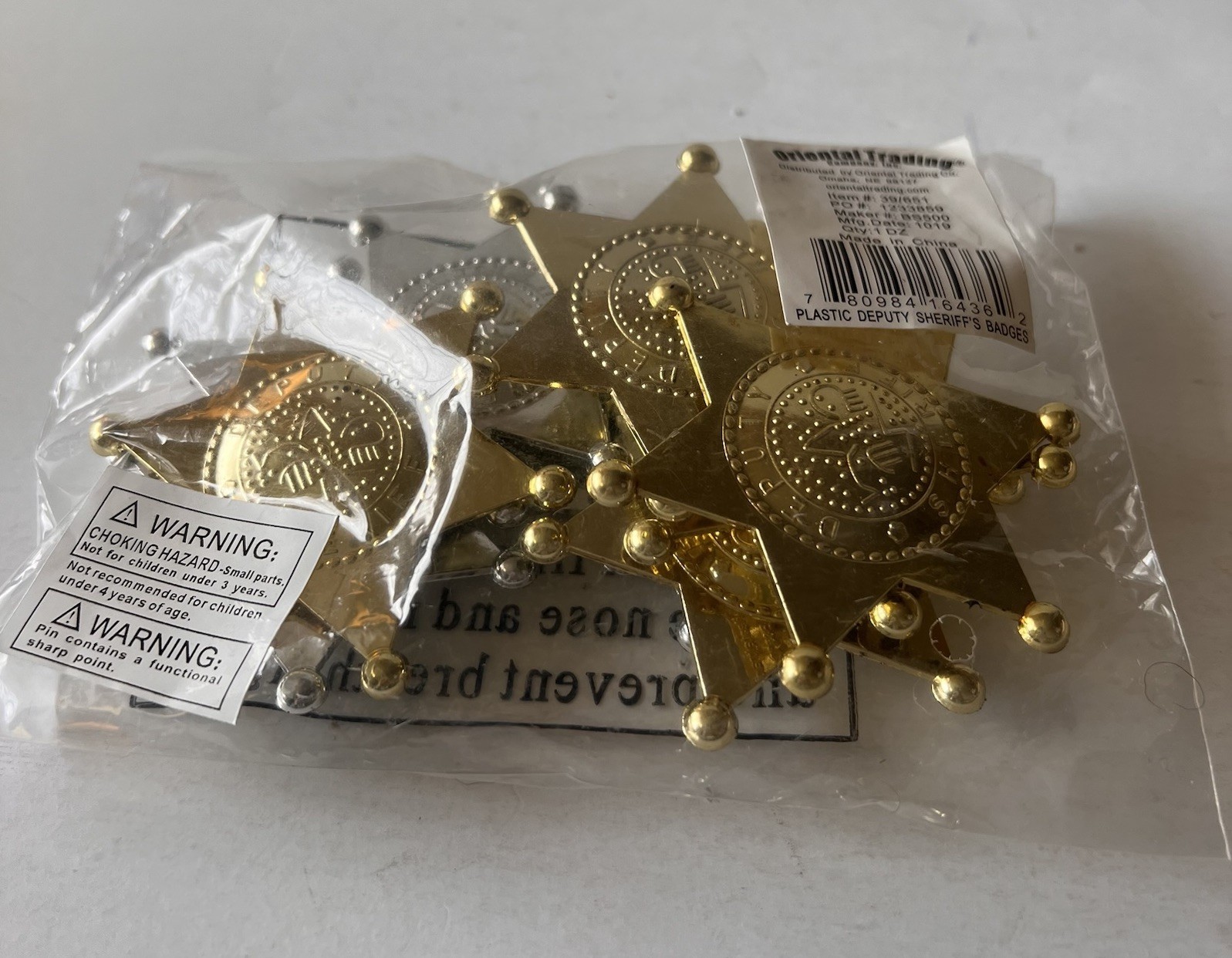 Lot Of Children’s Party Favors Cowboy Western Theme Cowboy Hats & Badges