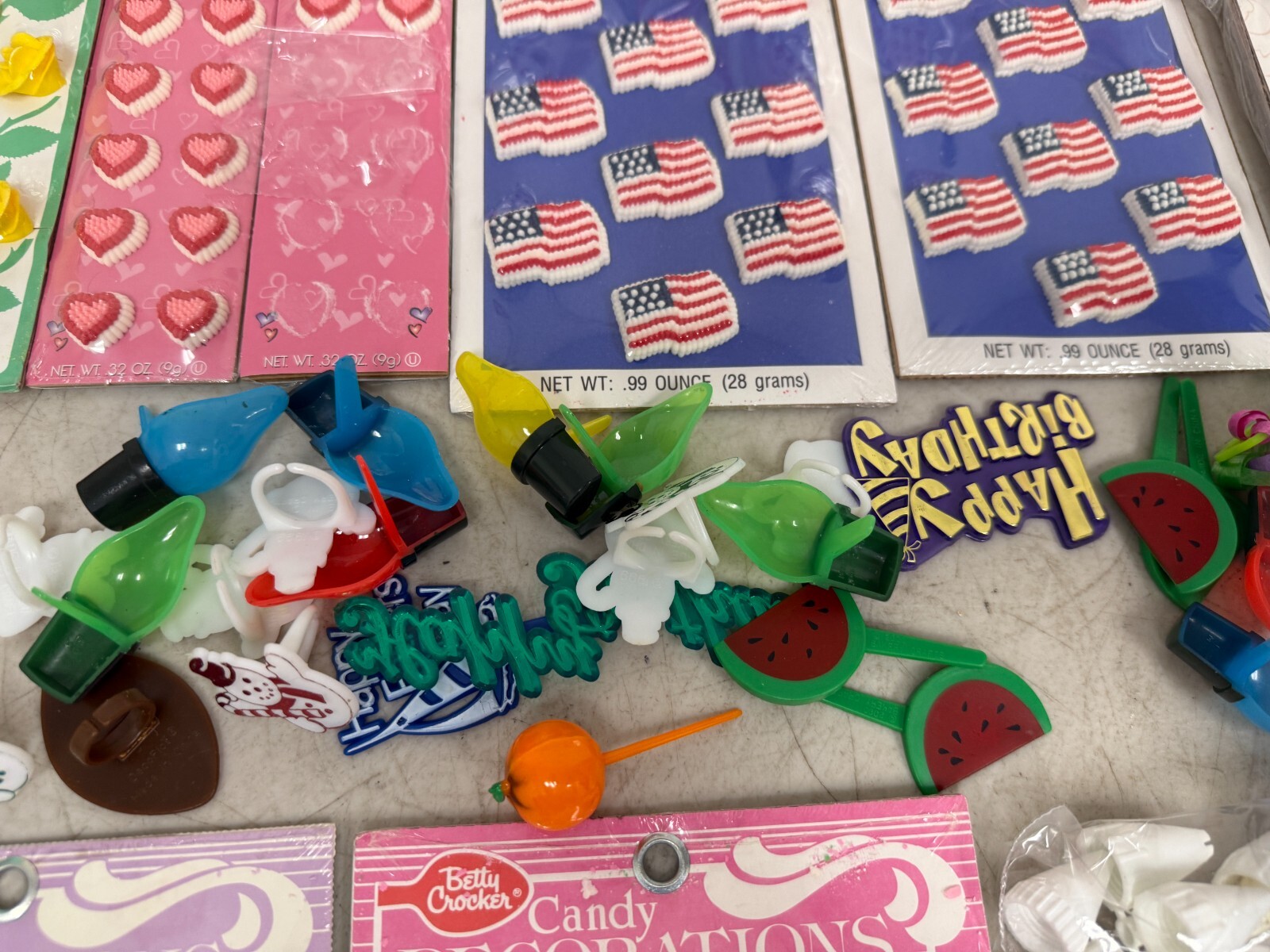 Vintage Candy Decorations – Candles, Birthday Cake, Party, Happy Birthday