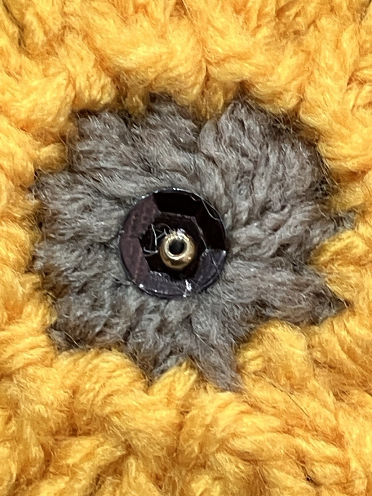 🌻🌼 New hand Crochet Sunflower Daisy jute Bunting Window camper caravan Gift