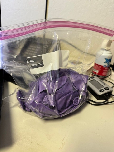 Bulk Lot of Purple Latex Balloons 73ct. Party Decoration New!!!