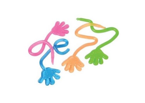 72 Mini Sticky Hands Kid Toy Birthday Party Goody Bag Carnival Pinata Favor