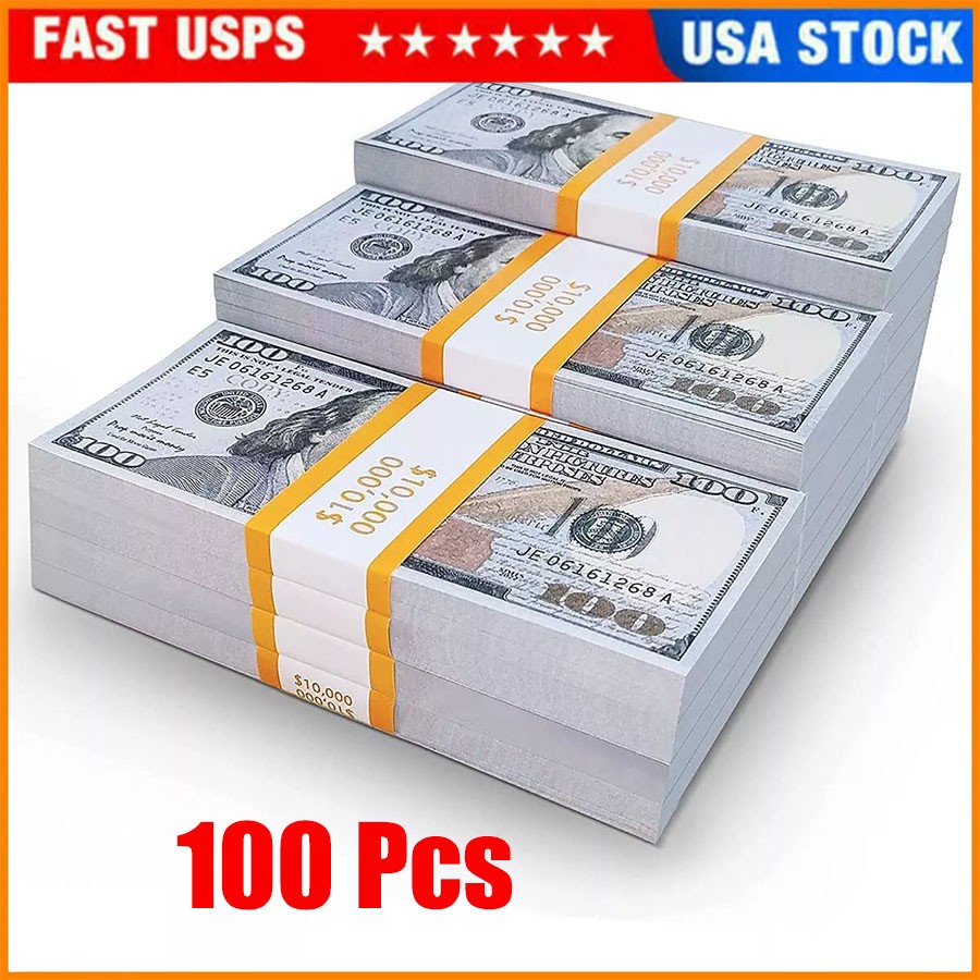 400PCS Prop Fake Looks Best Toys Money For Pretend Play Music Birthday Party