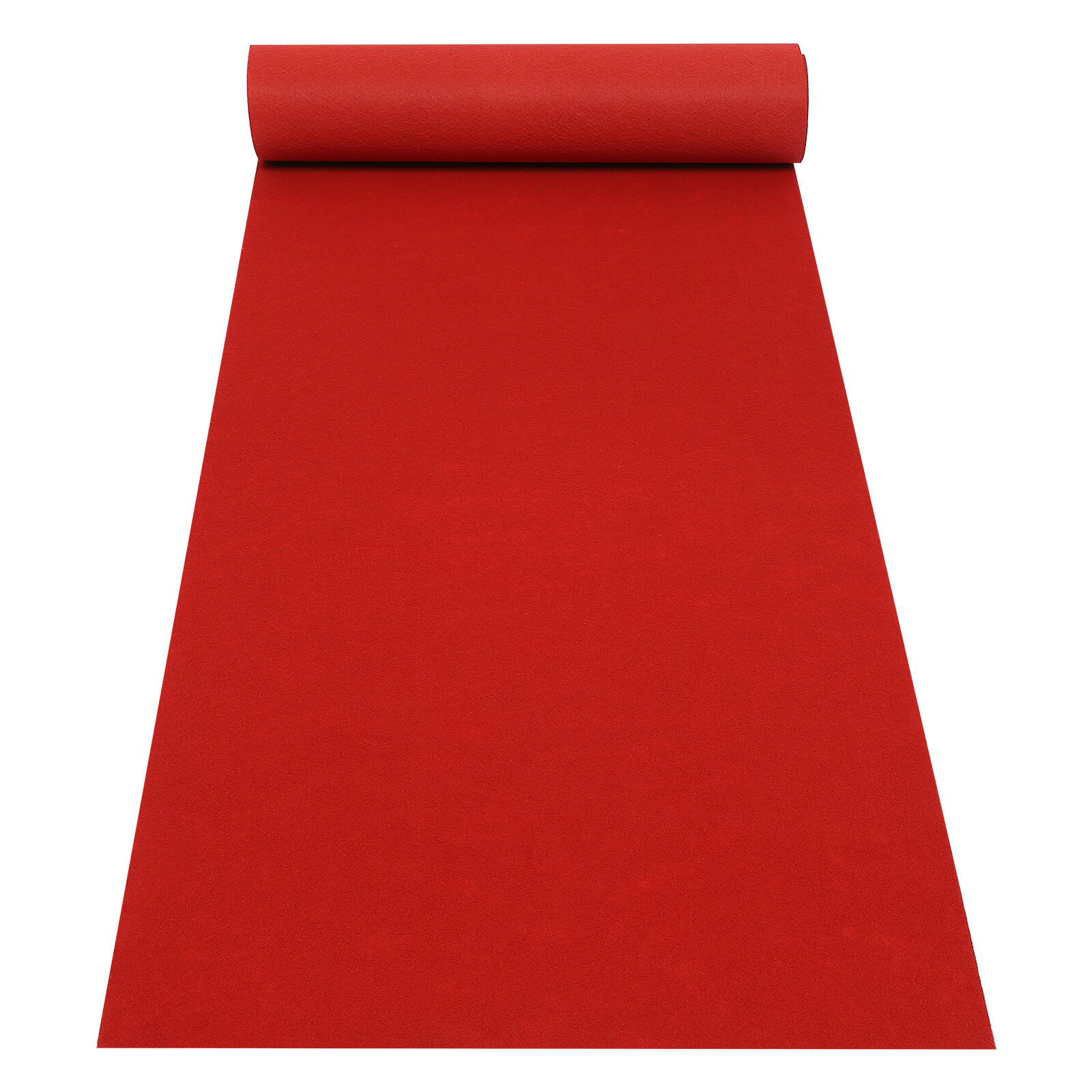 3??33Ft Red Carpet Runner Thickened Non-slip Runway Rug for Weddings Parties US