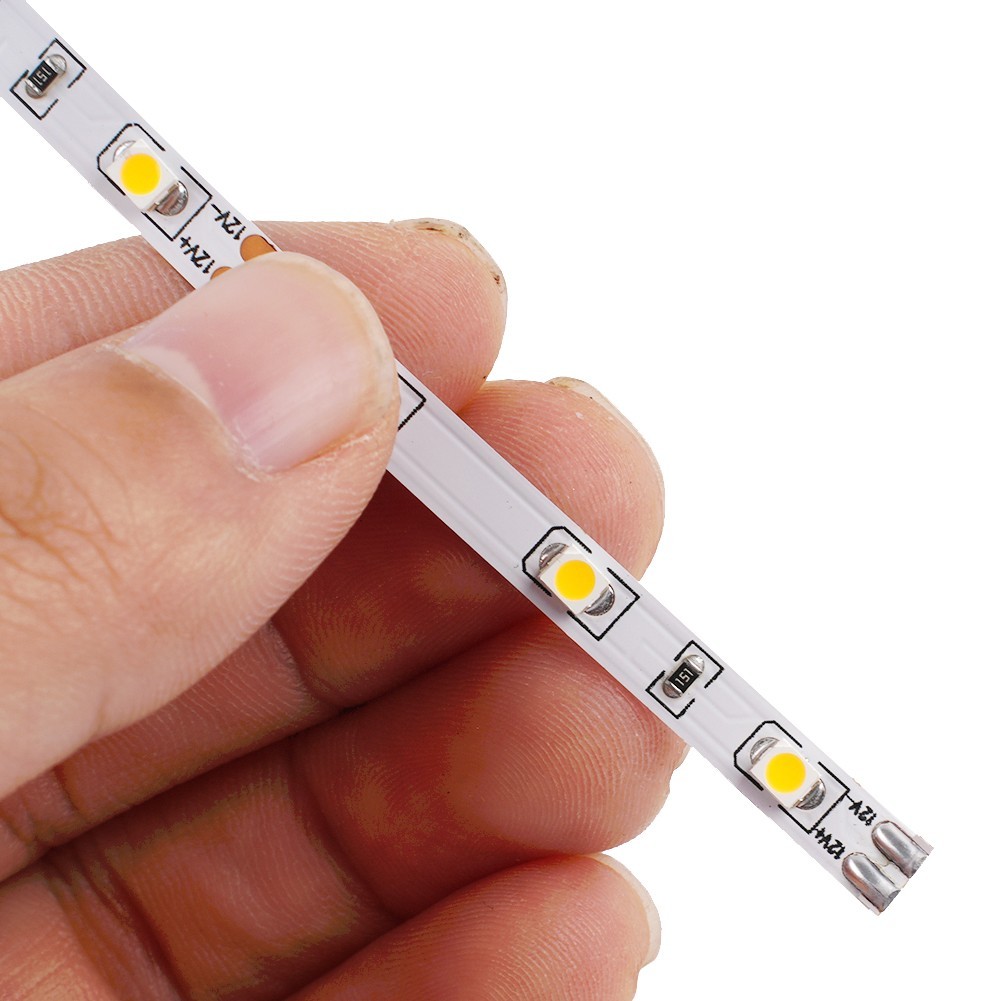 10pcs Pre Wired White Light Strip 6 LED Light Self-Adhesive Flexible 12V-18V